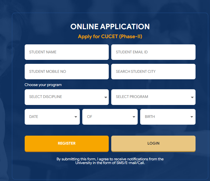 CUIMS Online Application